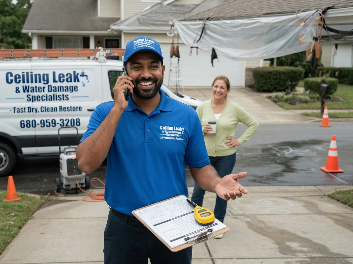 Ceiling Leak Cleanup Lake Grove, NY FAQs